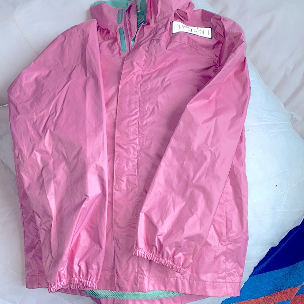 Porodoh pink raincoat / wind breaker